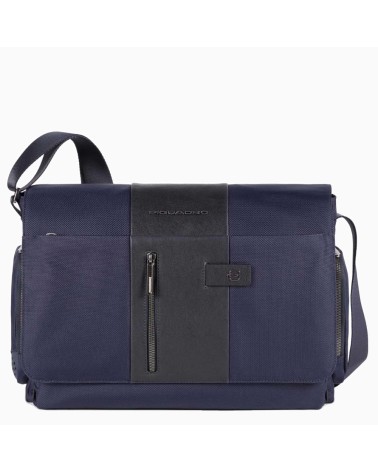 PIQUADRO Sacoche ordinateur 43 cm - Bleu.